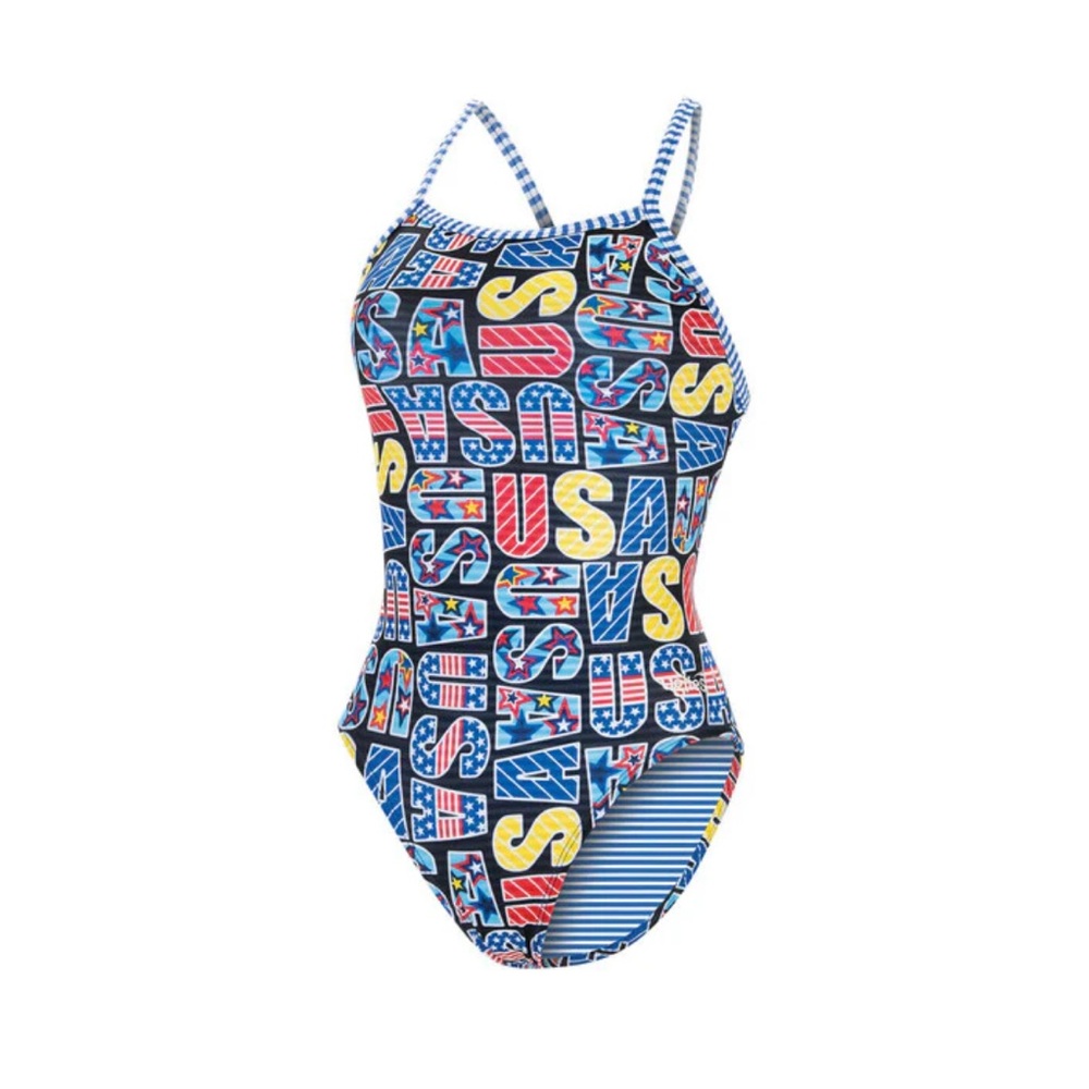 Dolphin uglies swim suit one piece women’s small Graphic One-Piece Swimsuit